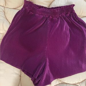 ZARA striped mesh shorts